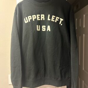 Men's Black Crewneck Sweater